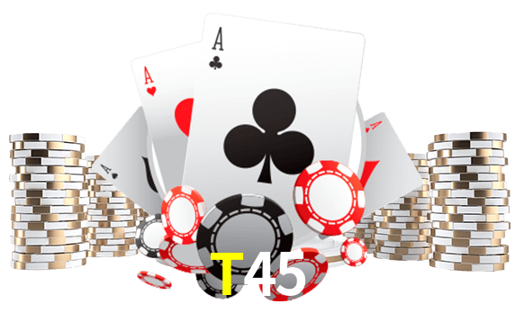 Jogue jogos de pôquer em T45
